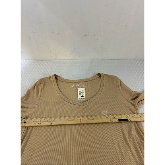 Aeropostale M Aero Seriously Soft Perfectly vneck top new - Picture 6 of 10